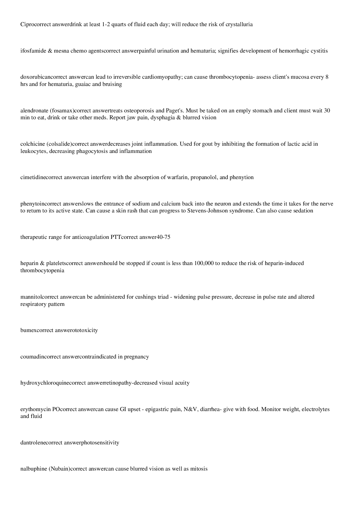 Preview image for Capstone A and B study guide ATI